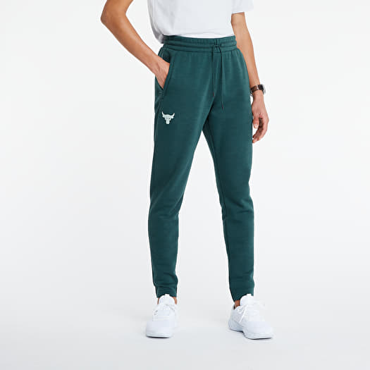 Pants and jeans Under Armour Project Rock CC Fleece Pant Green Footshop