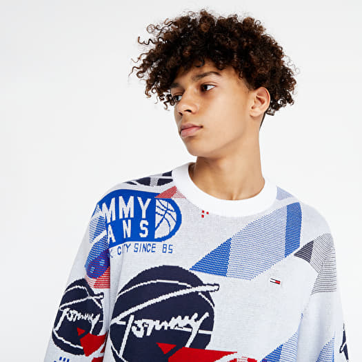 Sueteres Tommy Jeans AOP Sweater Basketball Jaquard Multi Footshop