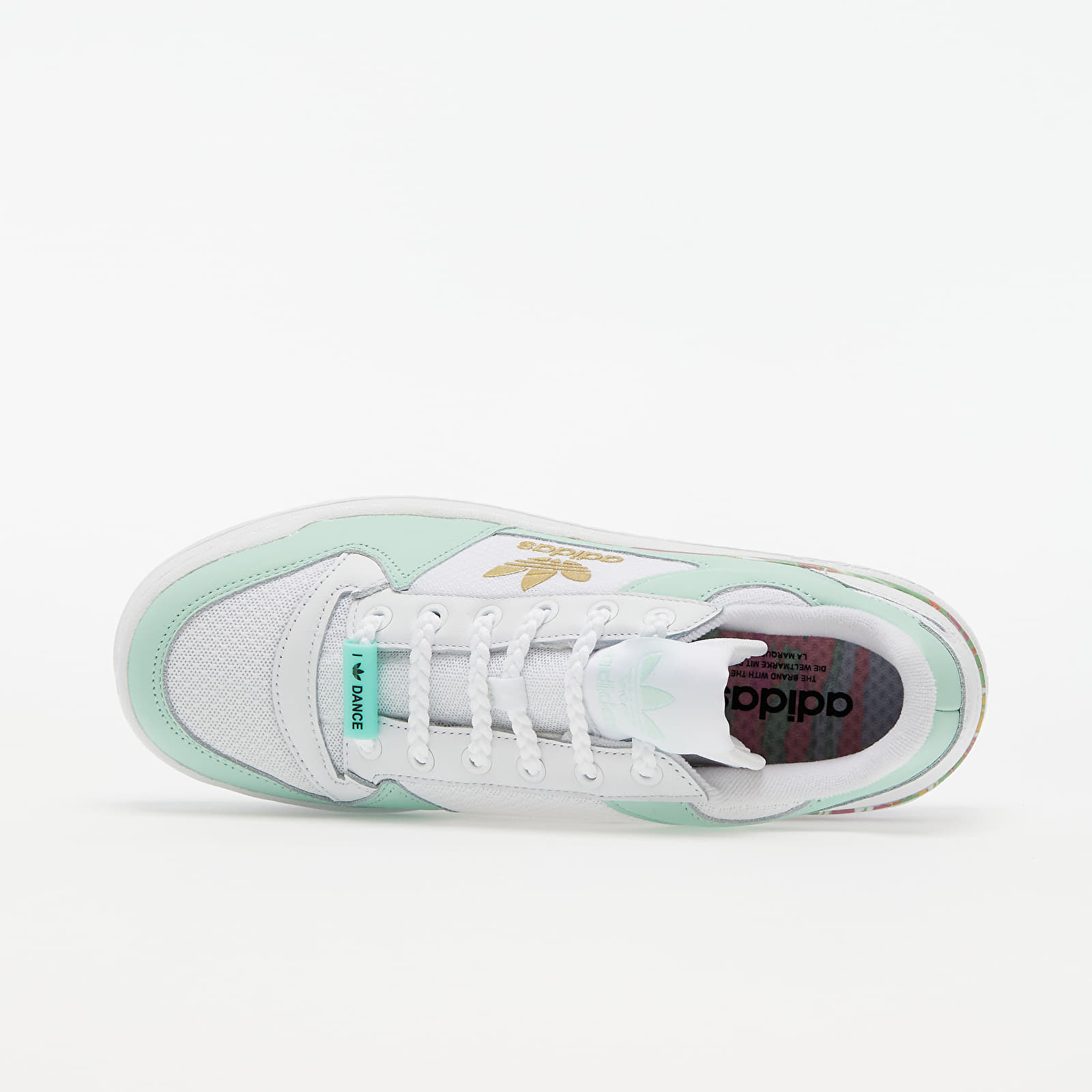 Ženski čevlji adidas Forum Bold W Ftw White/ Frozen Green/ Mate GoldD
