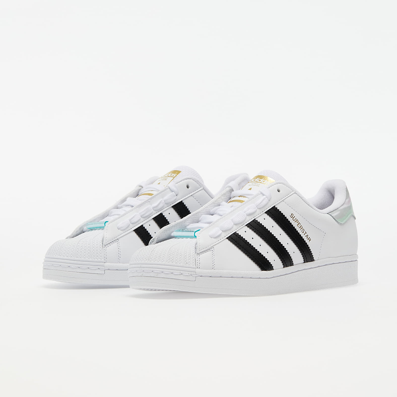 Moteriška avalynė adidas Superstar W Ftw White/ Core Black/ Frozen Green
