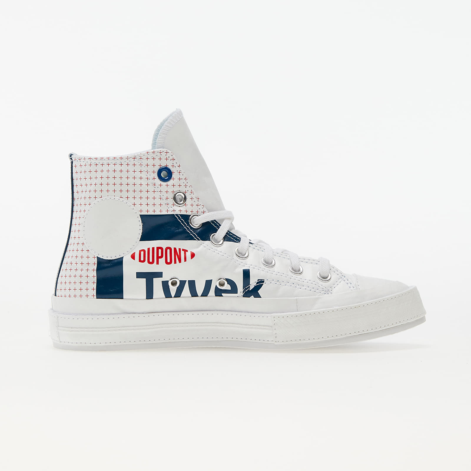Herresko Converse Chuck 70 "Tyvek" White/ Princess Blue/ Fiery Red