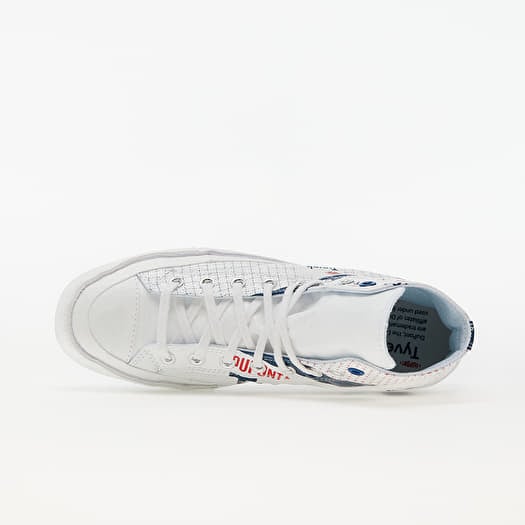 Men s shoes Converse Chuck 70 Tyvek White Princess Blue Fiery Red Footshop