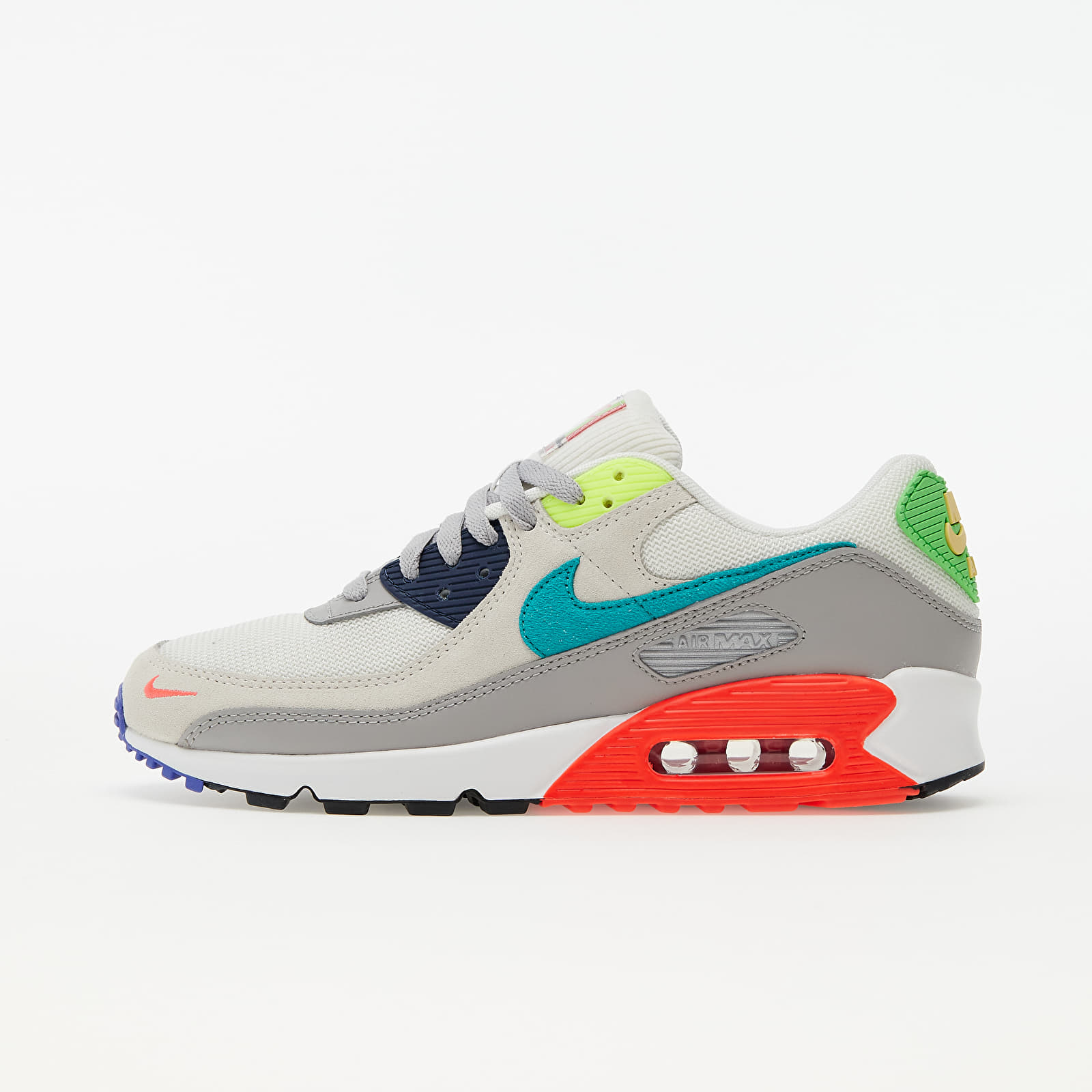 Men's shoes Nike Air Max 90 Pearl Grey/ Sport Turq-Summit White-Black