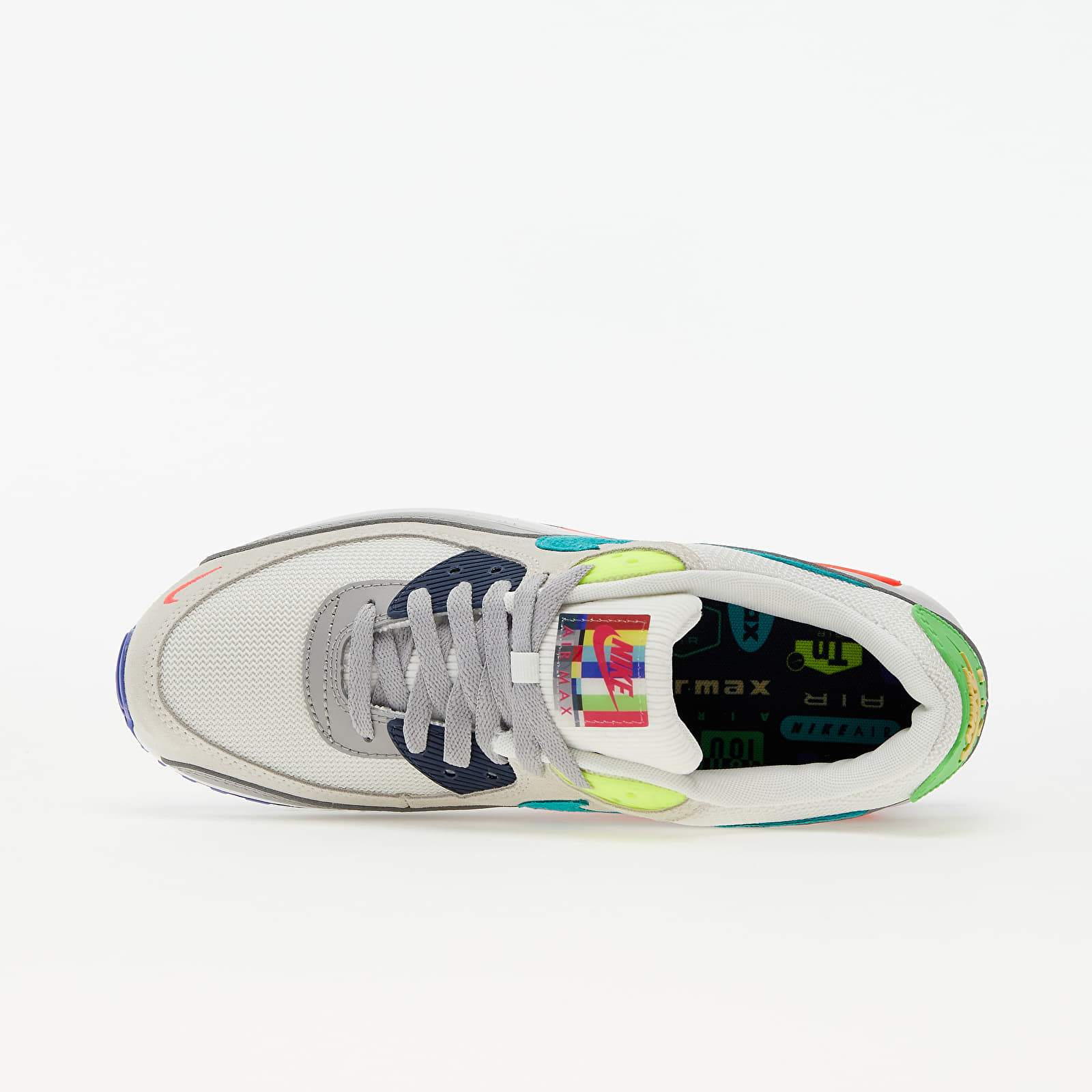 Men's shoes Nike Air Max 90 Pearl Grey/ Sport Turq-Summit White-Black