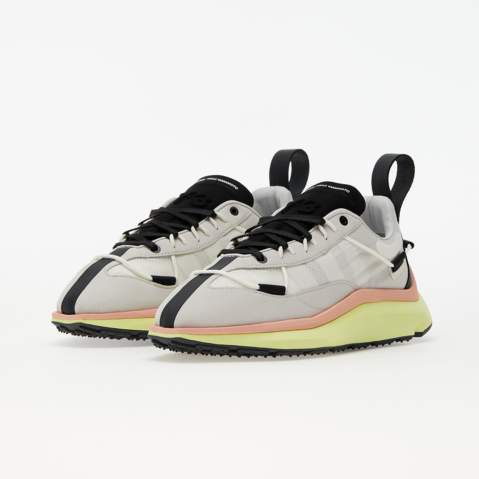 Vyriška avalynė Y-3 Shiku Run Core White/ Grey One/ Hi-Res Yellow