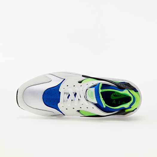 Green blue and white huaraches top