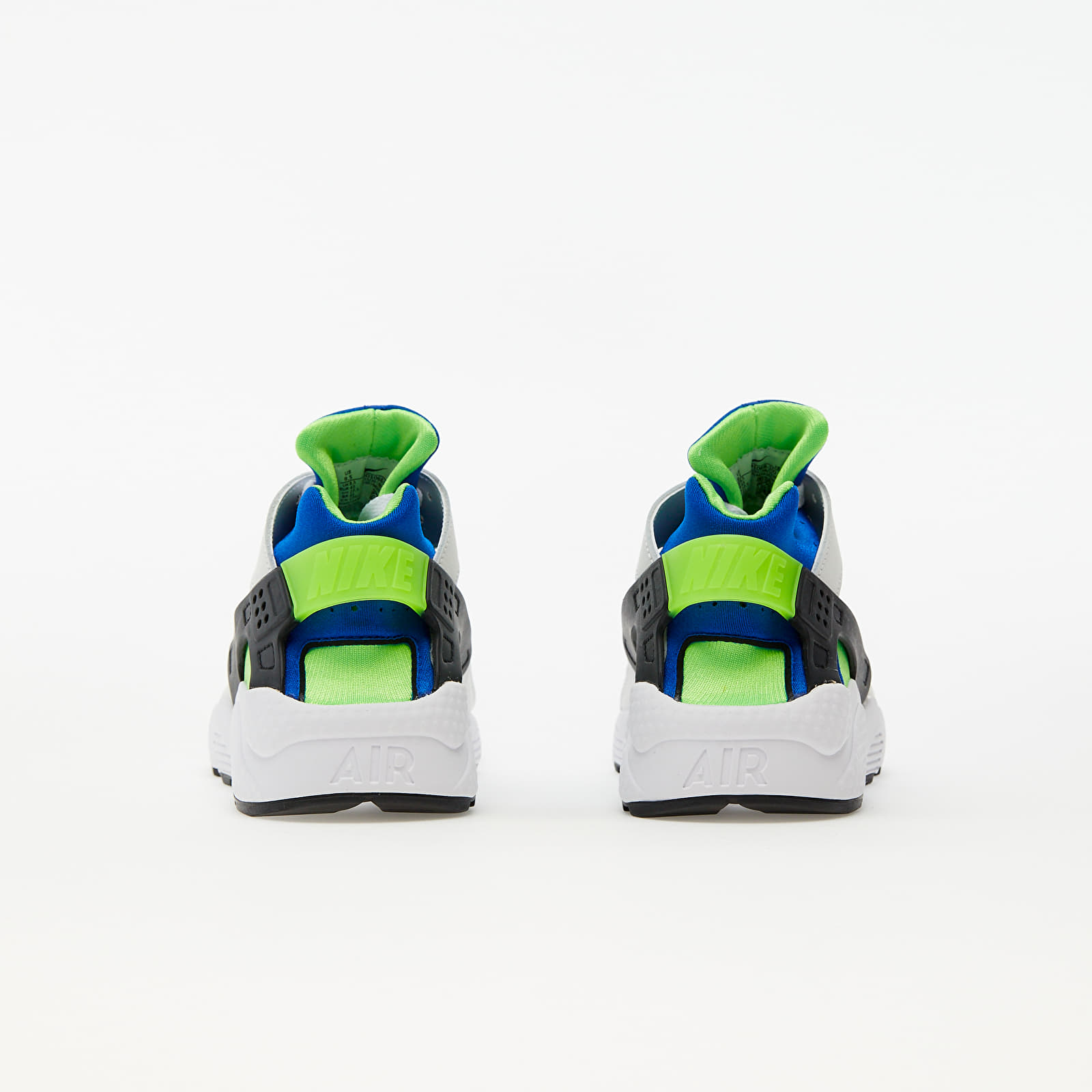 Férfi cipők Nike Air Huarache White/ Scream Green-Royal Blue-Black