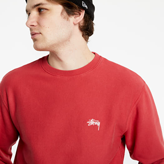 Stussy red sweatshirt deals