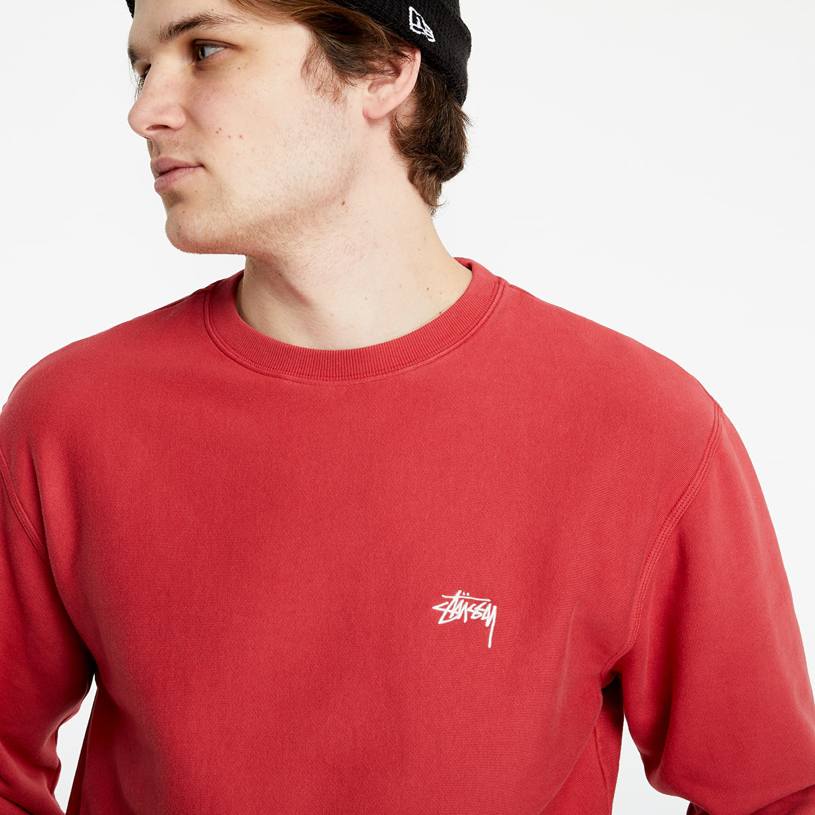 St ssy Stock Logo Crewneck Sweatshirt