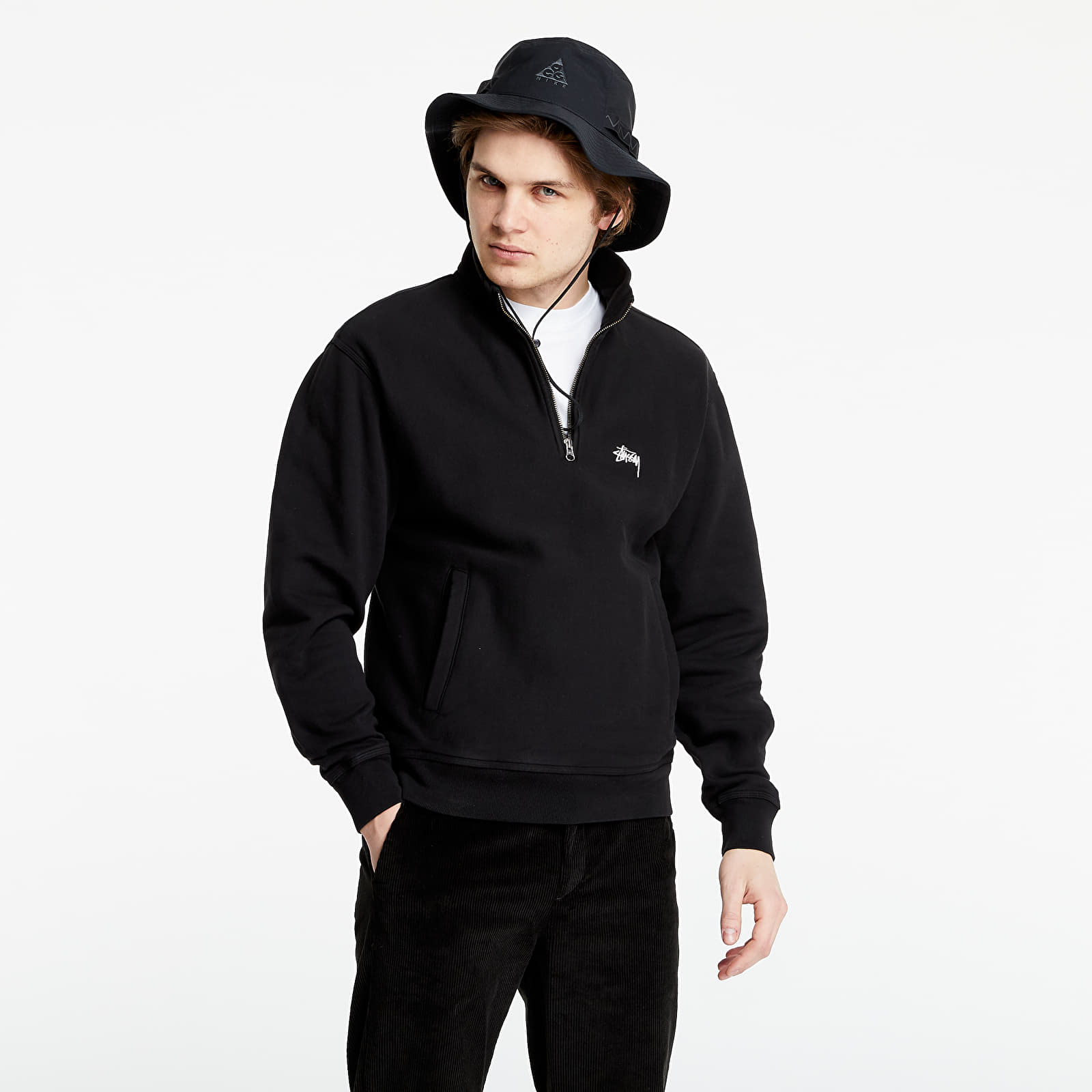 Hoodies and sweatshirts Stüssy Stock Logo Mock Pullover Hoodies and sweatshirts Stüssy Stock Logo Mock Pullover