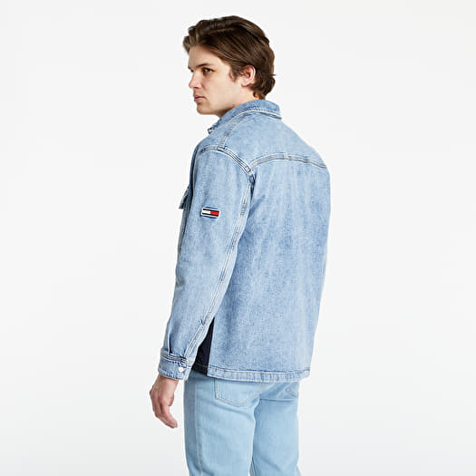 Tommy jeans 90s logo denim jacket sales