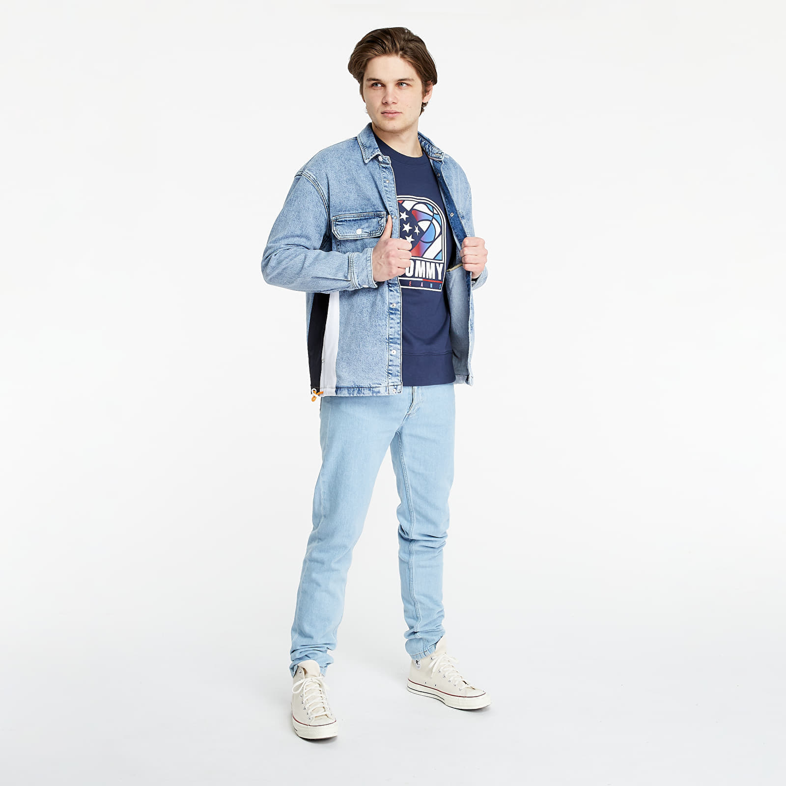 Joped Tommy Jeans Denim Worker Shirt Jacket Blue