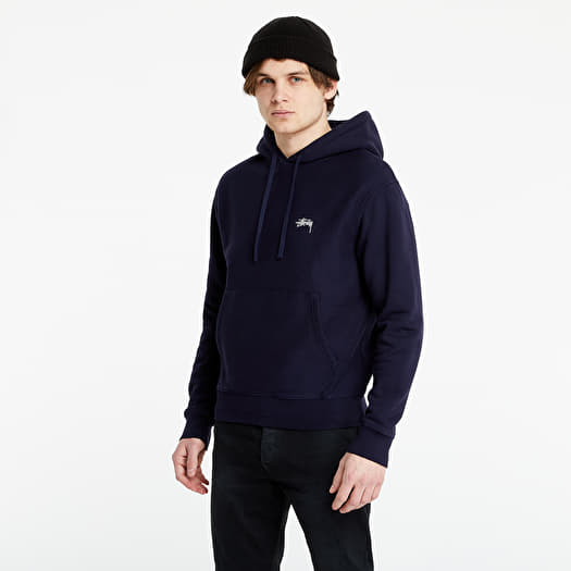Hoodies and sweatshirts Stussy Stock Logo Hoodie Navy Footshop