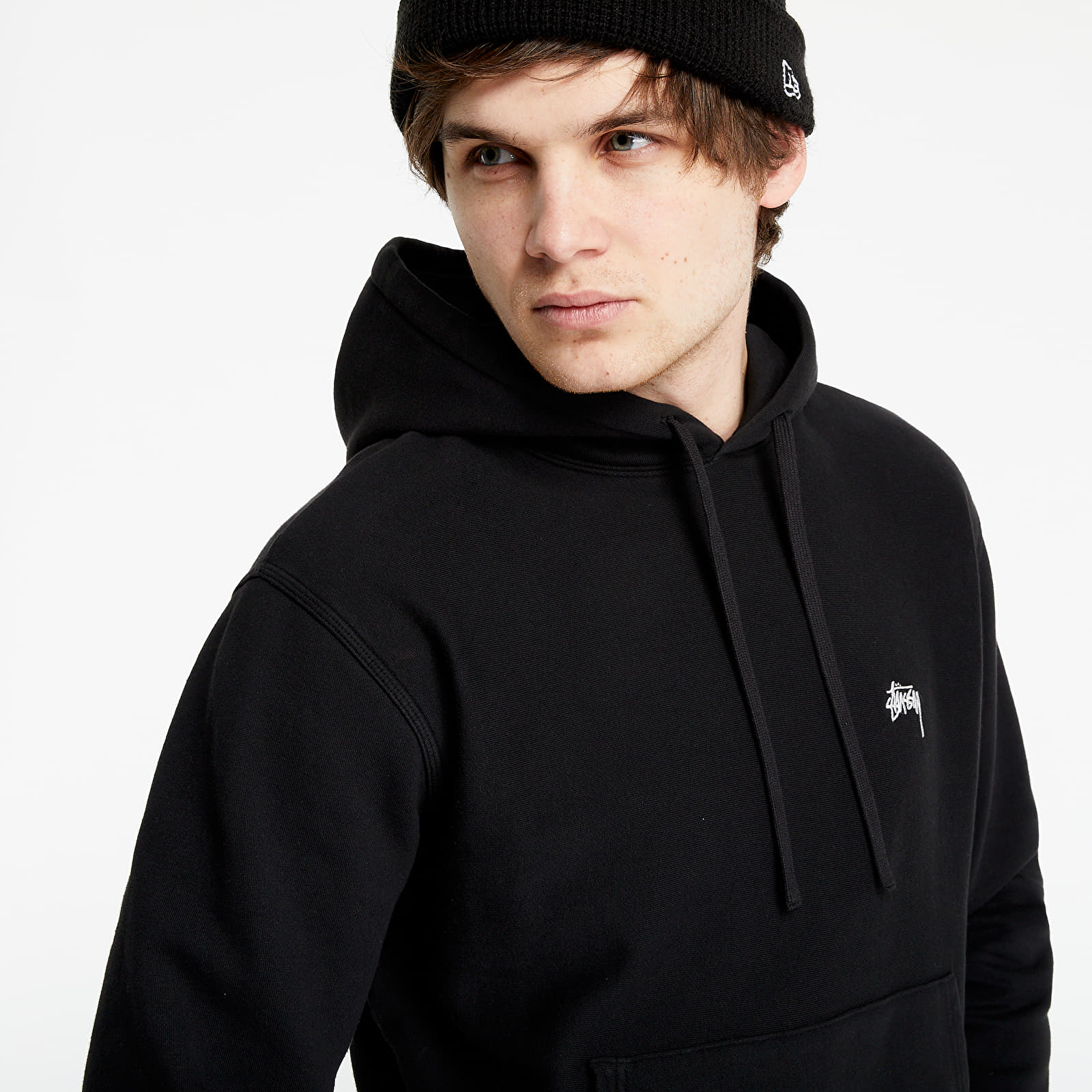 Hoodies and sweatshirts Stüssy Stock Logo Hoodie Black | Footshop