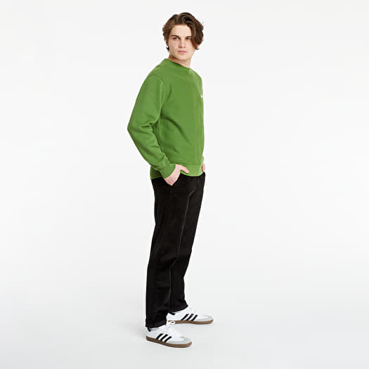 Hoodies and sweatshirts Stussy Stock Logo Crewneck Sweatshirt Green Footshop