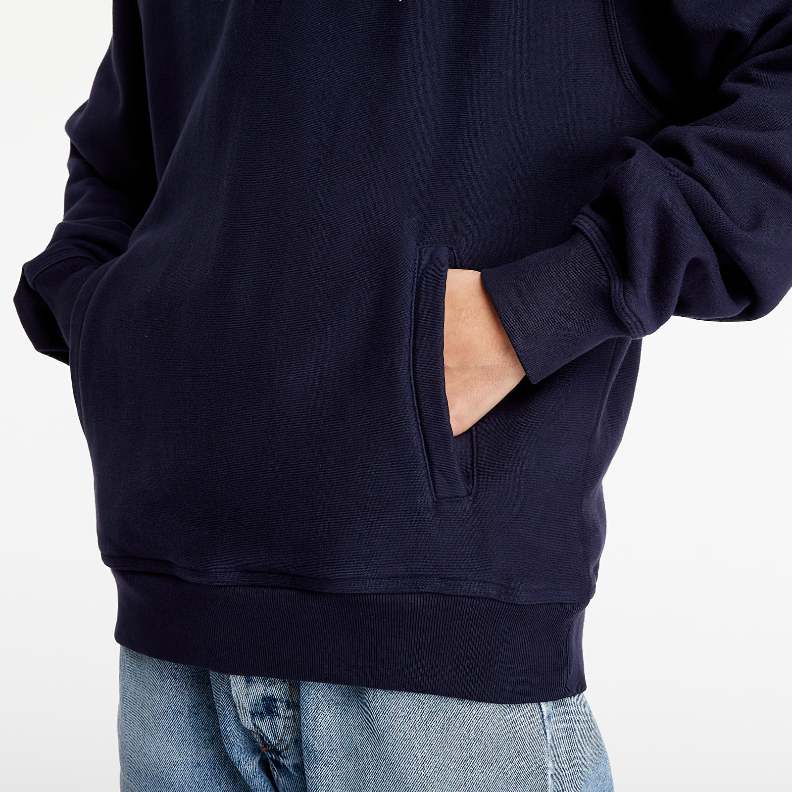 Sudaderas Stüssy Stock Logo Mock Pullover Navy