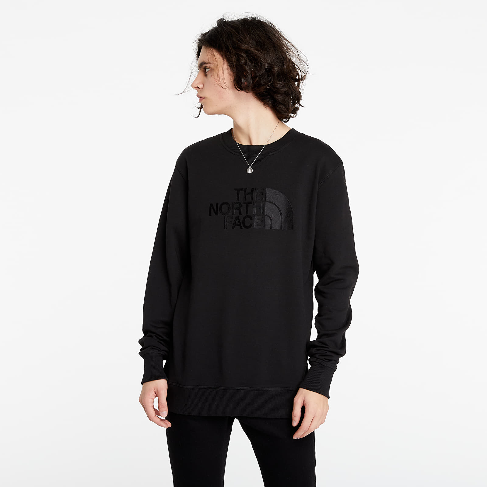 Hoodies and sweatshirts The North Face Drew Peak Crew Black Footshop