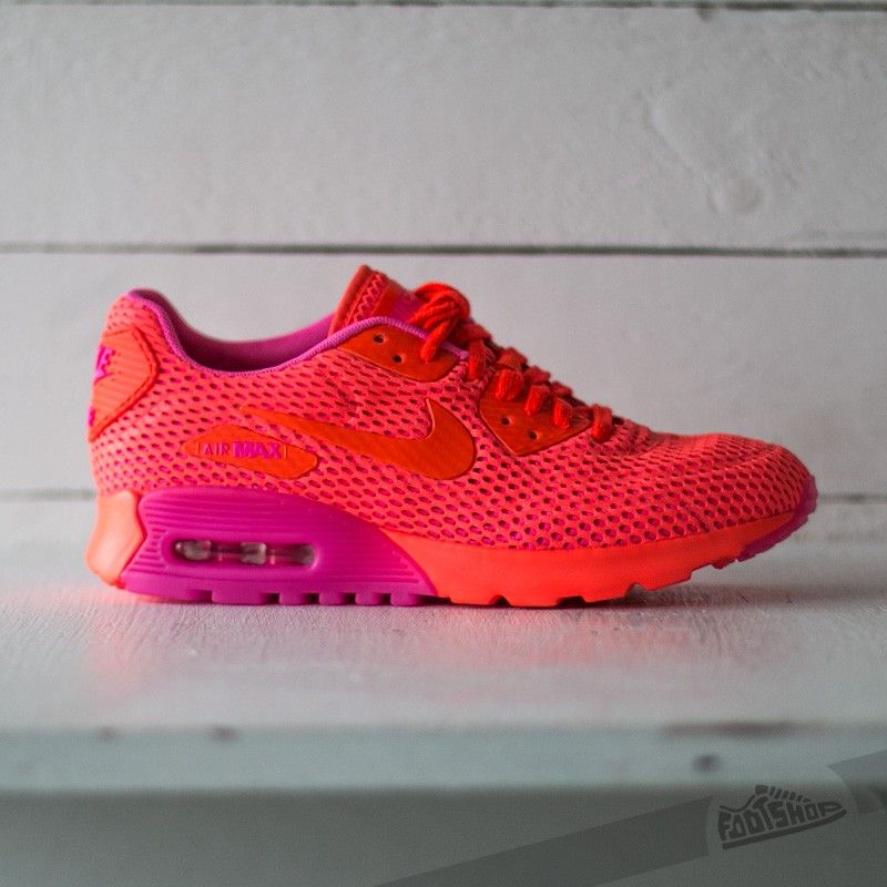 Încălțăminte și sneakerși pentru femei Nike Wmns Air Max 90 Ultra BR Total Crimson/ Pink Blast