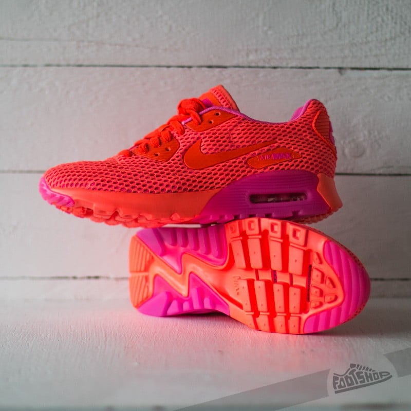 Încălțăminte și sneakerși pentru femei Nike Wmns Air Max 90 Ultra BR Total Crimson/ Pink Blast