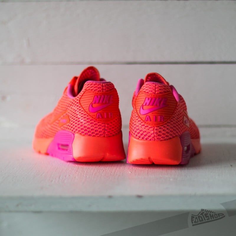 Încălțăminte și sneakerși pentru femei Nike Wmns Air Max 90 Ultra BR Total Crimson/ Pink Blast