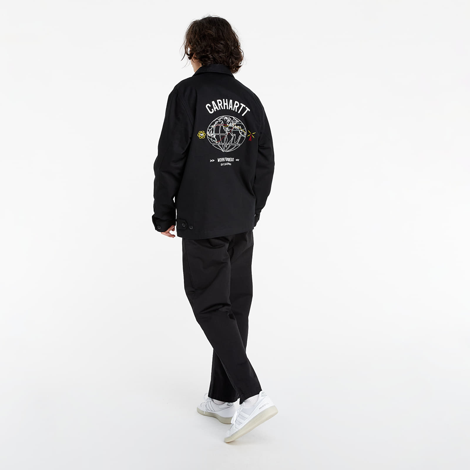 Kabátok Carhartt WIP Cartograph Jacket Black