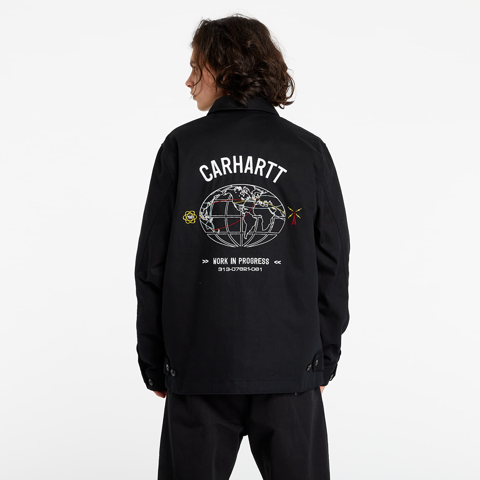 Kabátok Carhartt WIP Cartograph Jacket Black