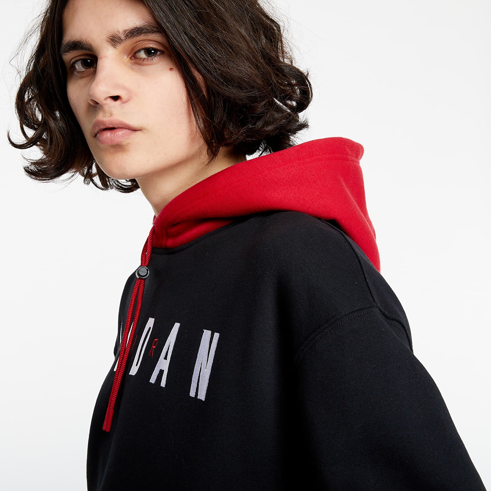 Hoodies and sweatshirts Jordan Jumpman Air Graphic Fleece Pullover Hoodie Black Gym Red Footshop