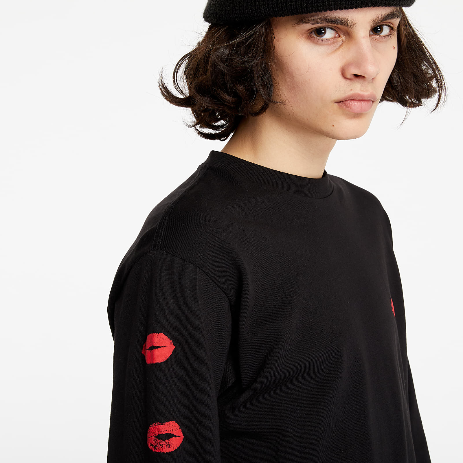 T-shirts Vans Anaheim Lips LS Tee Black