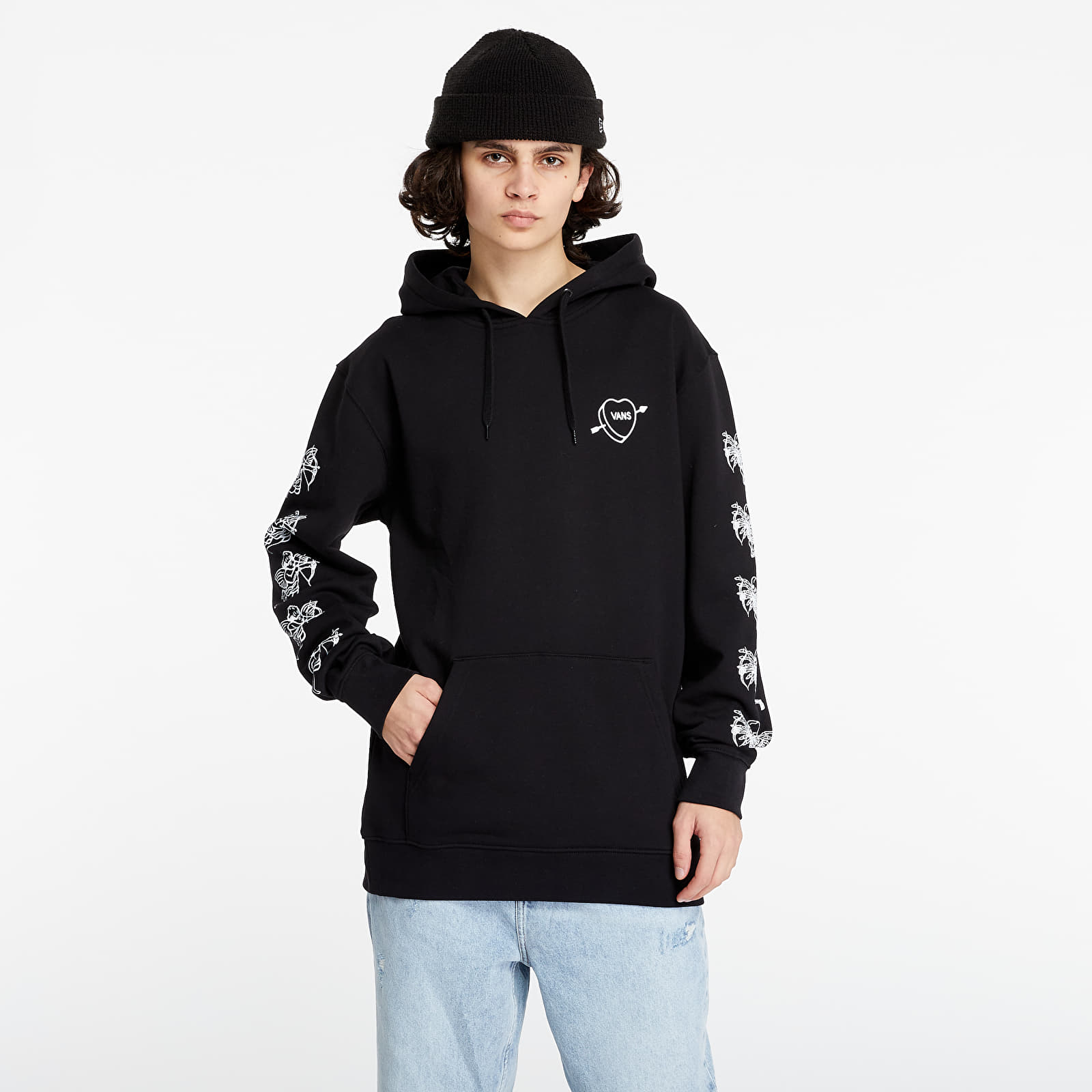 Hoodies and sweatshirts Vans Love Hate Po Black Footshop