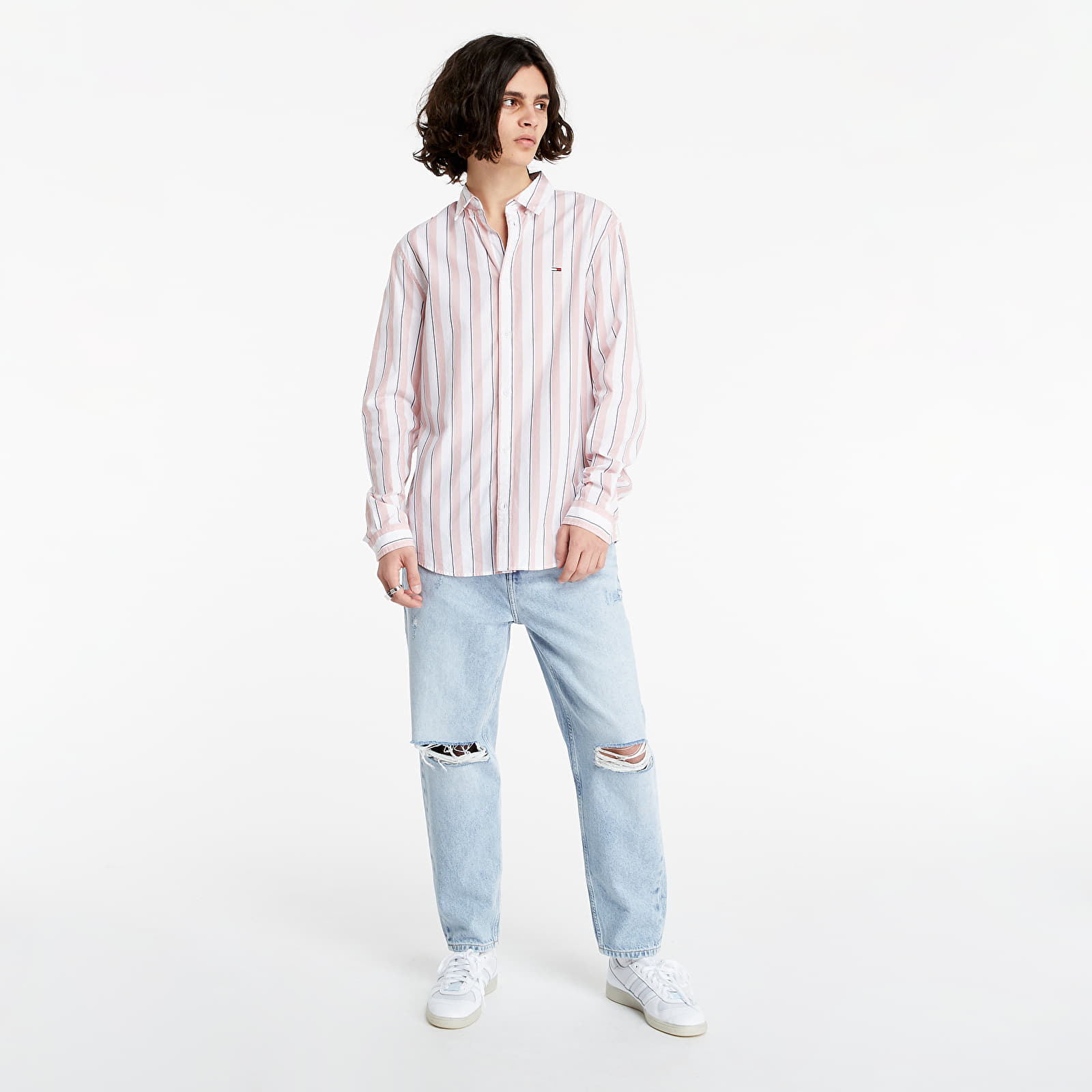 Hlače Tommy Jeans Mom Ultra High Rise Trapped Jean Blue