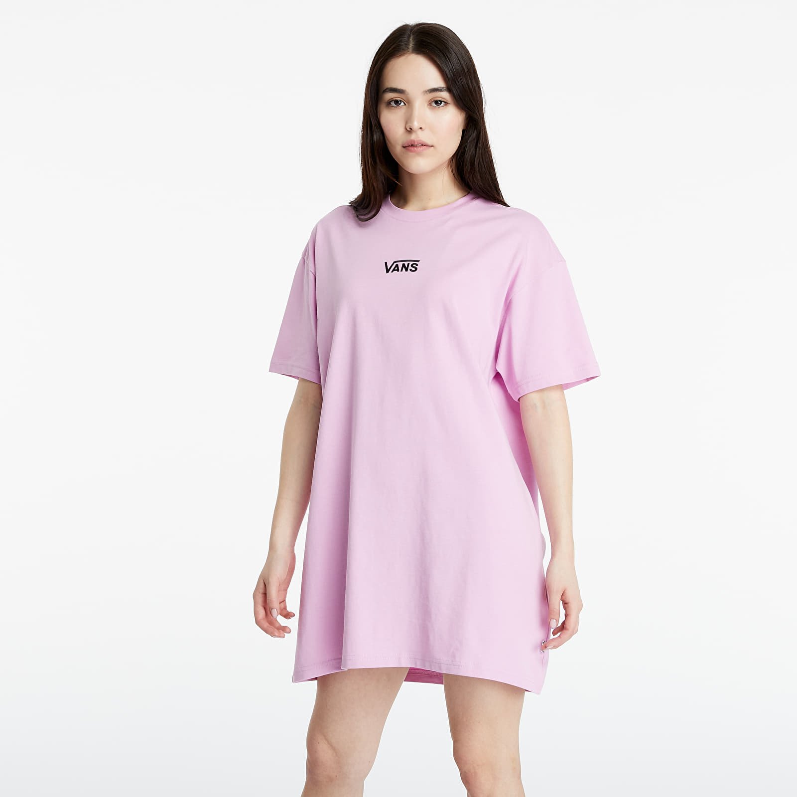 Šaty Vans Center Vee Tee Dress Orchid