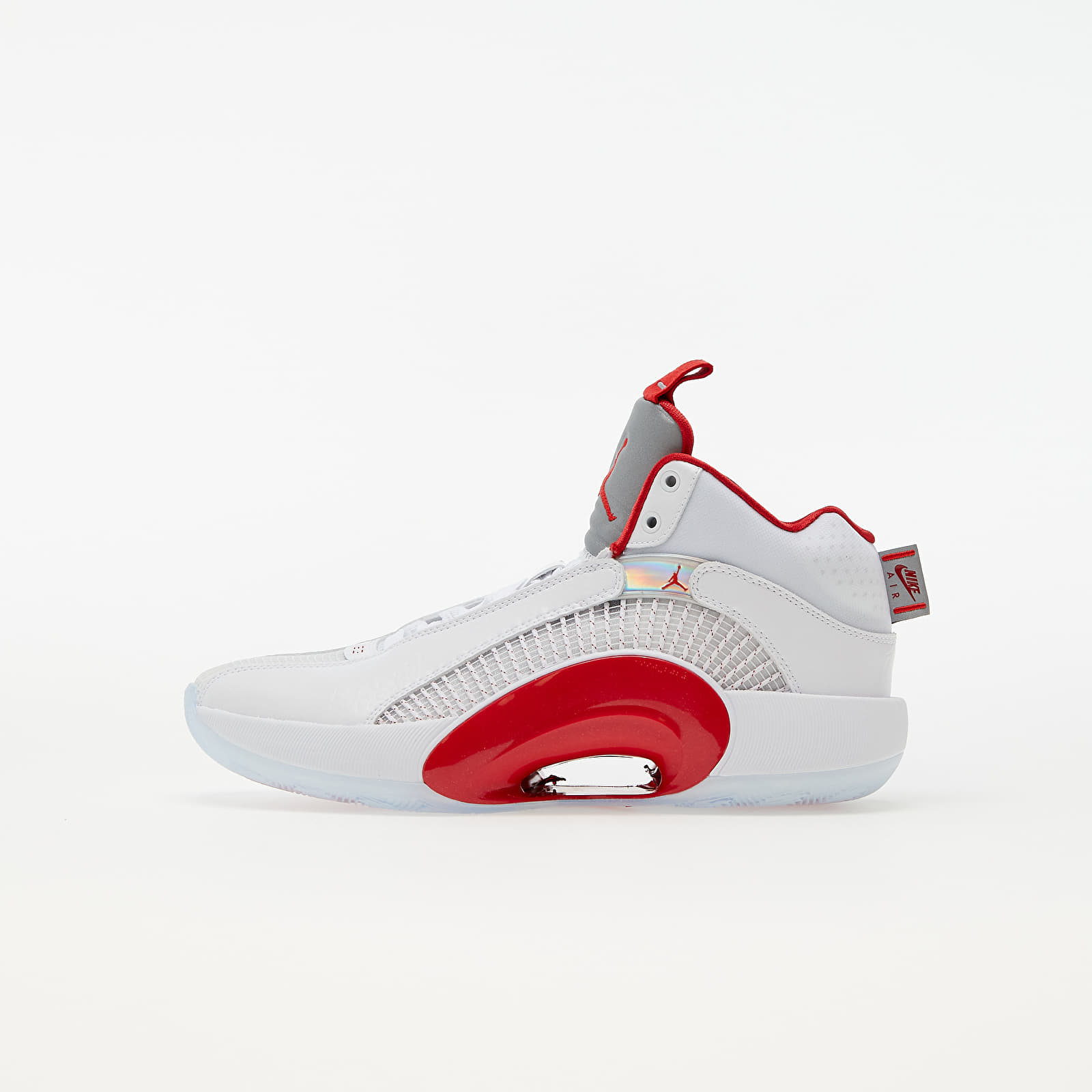 Zapatillas y zapatos para niños Air Jordan XXXV (GS) White/ Fire Red-Metallic Silver