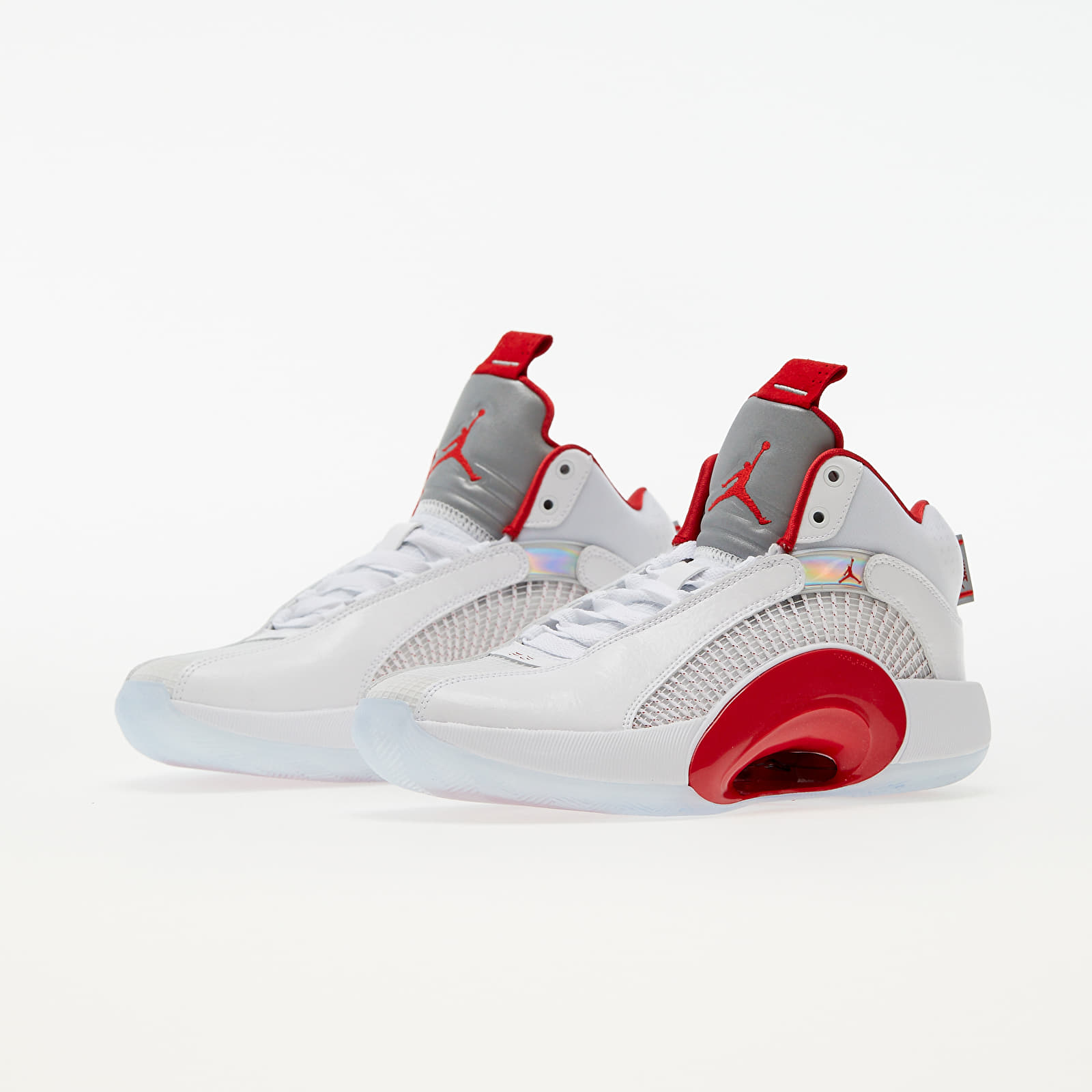 Zapatillas y zapatos para niños Air Jordan XXXV (GS) White/ Fire Red-Metallic Silver
