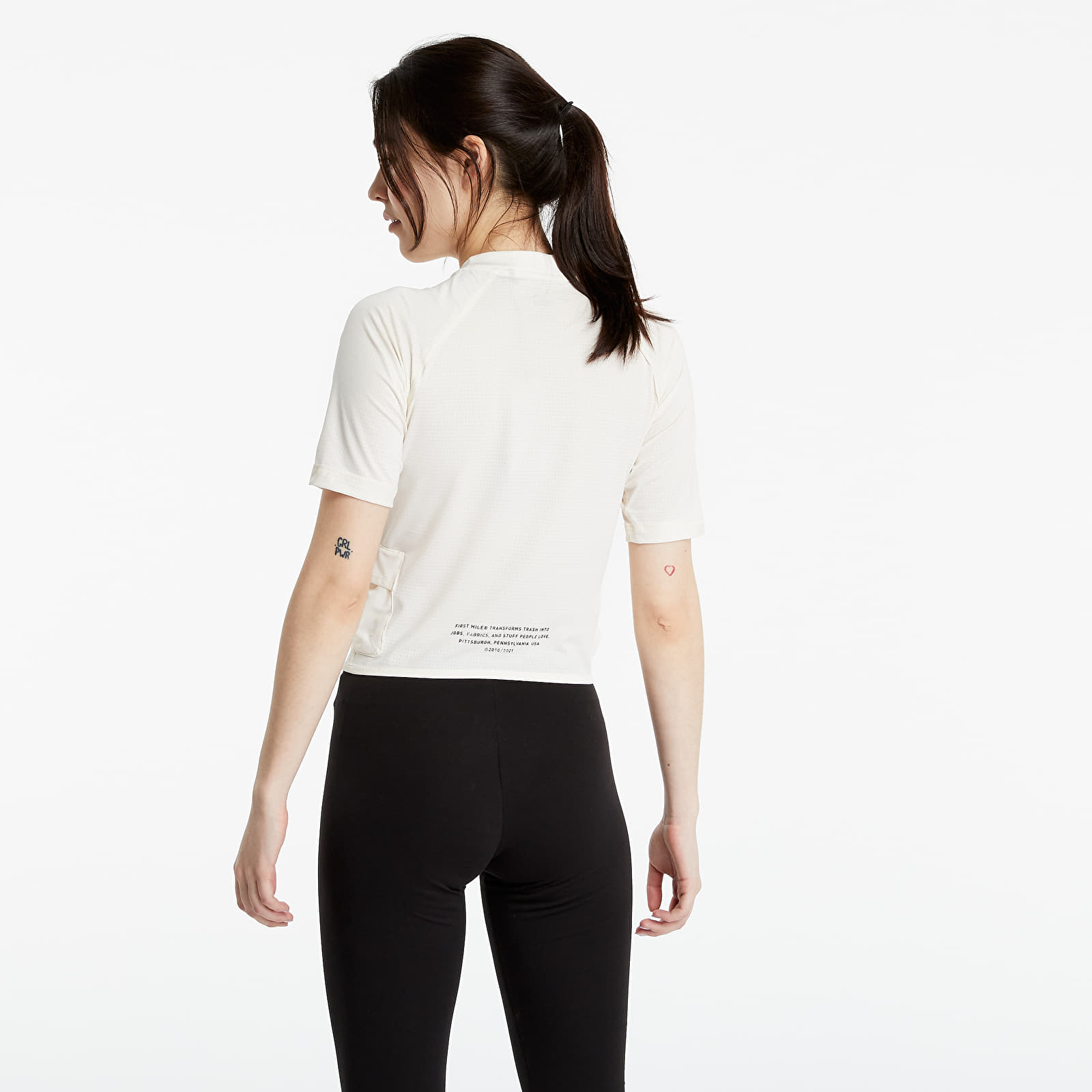 Pólók Puma Train First Mile Mock TEE Eggnog
