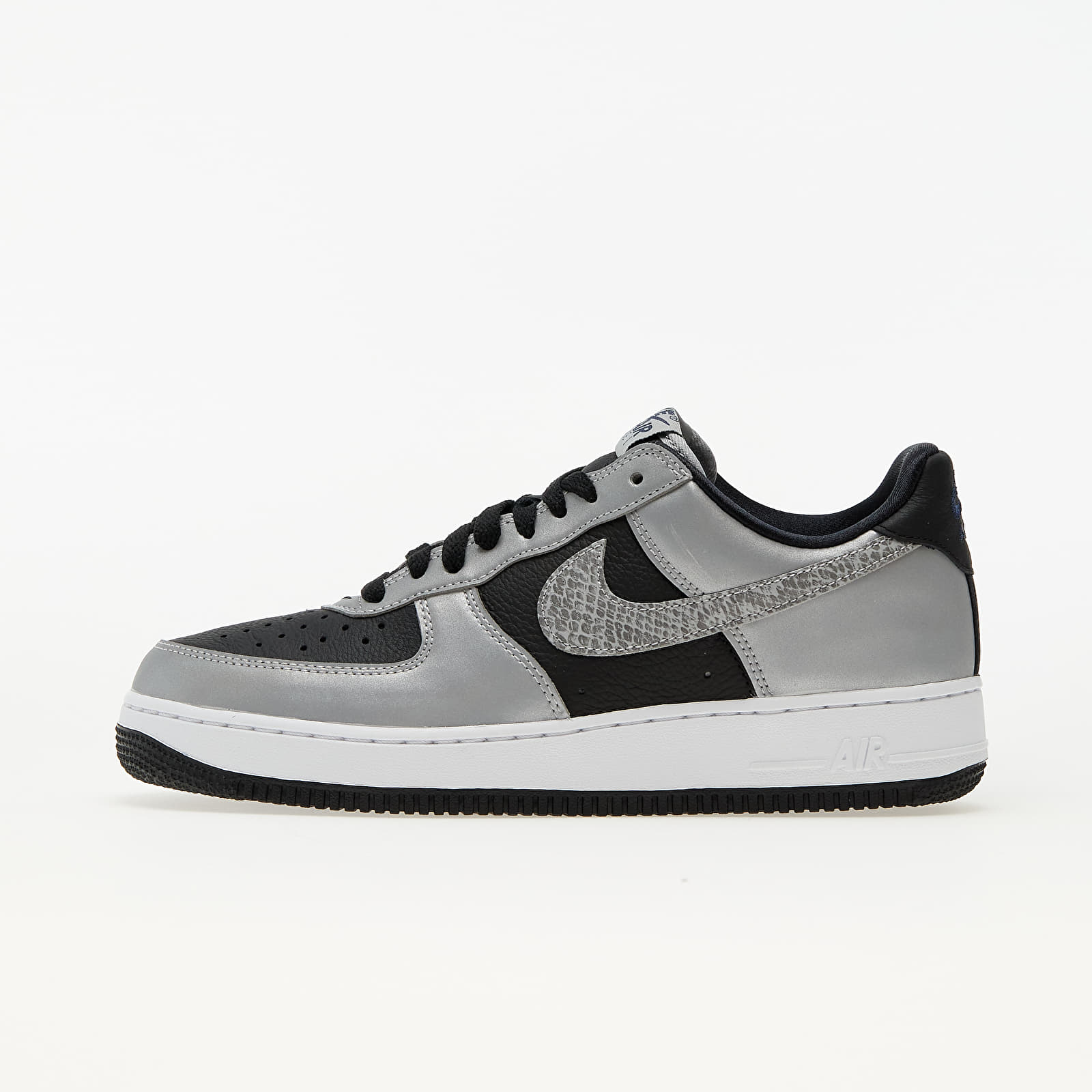 Nike air force black and silver sale