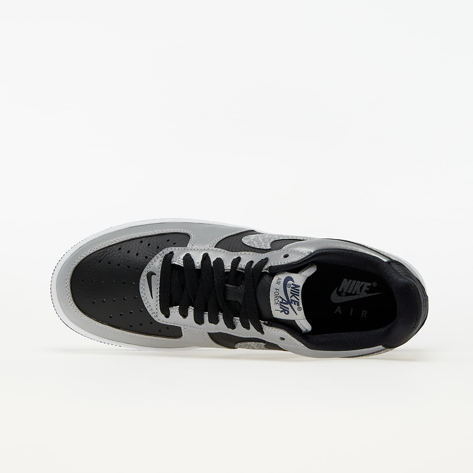Herren Sneaker und Schuhe Nike Air Force 1 B Black/ Black-Silver