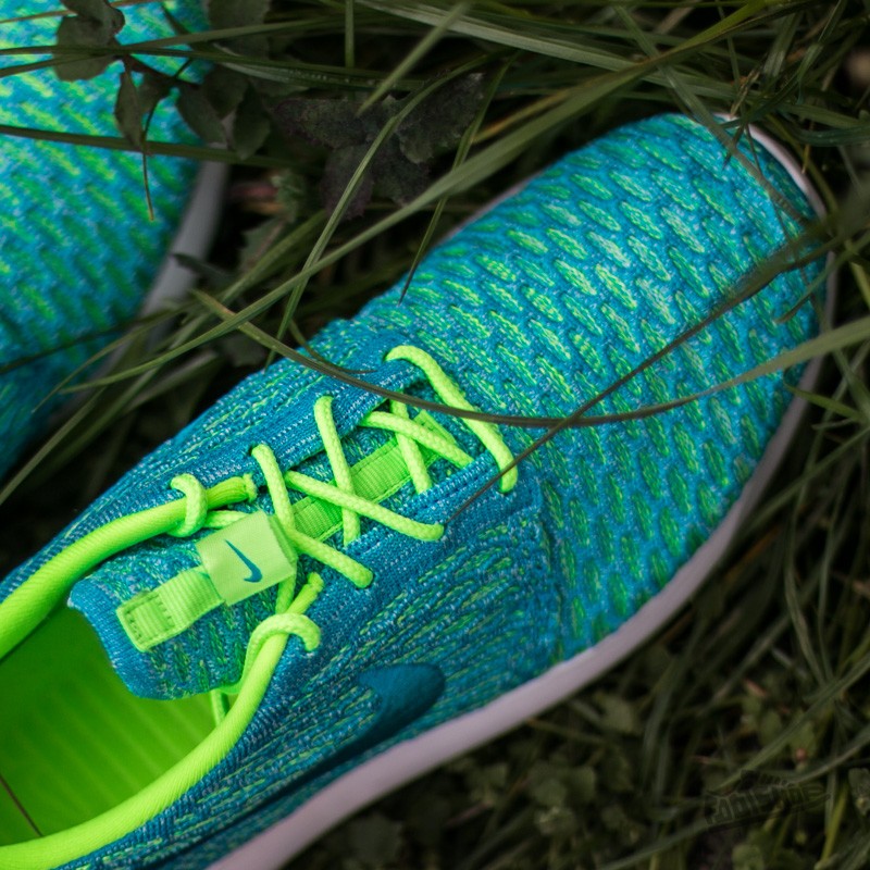 Buty damskie Nike Wmns Roshe One Flyknit Electric Green/ Blue Lagoon/ Glacier Ice