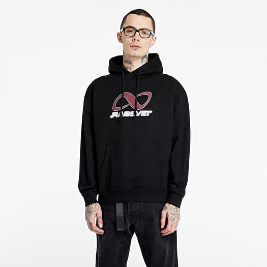Hoodies and sweatshirts PACCBET Printed Hoodie Black Forest Green