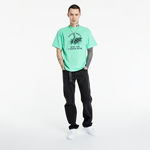 T-shirt PACCBET Printed ShortSleeve T-Shirt Mint Green/ Pink/ White