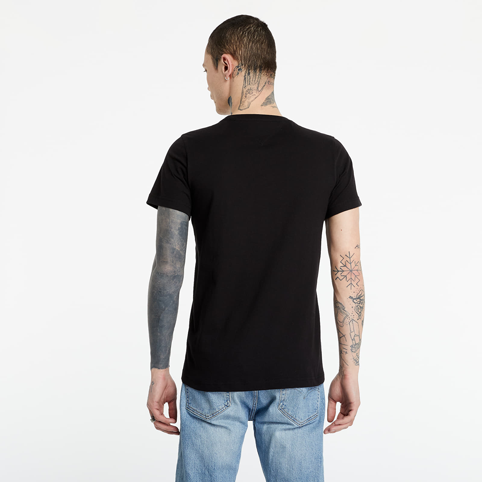 Koszulki Tommy Jeans 2 Pack Crewneck TEE White/ Black