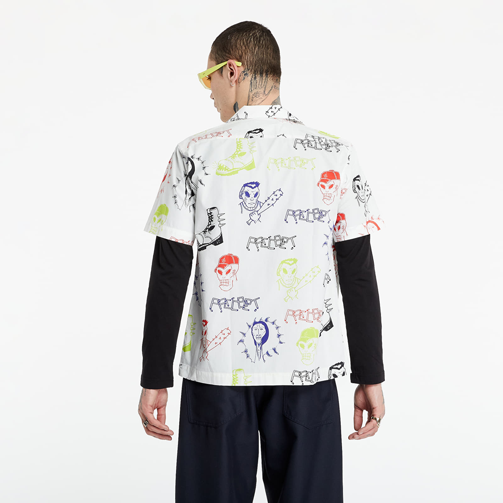 T-shirts PACCBET Printed Poplin ShortSleeve Shirt Hardcore Print