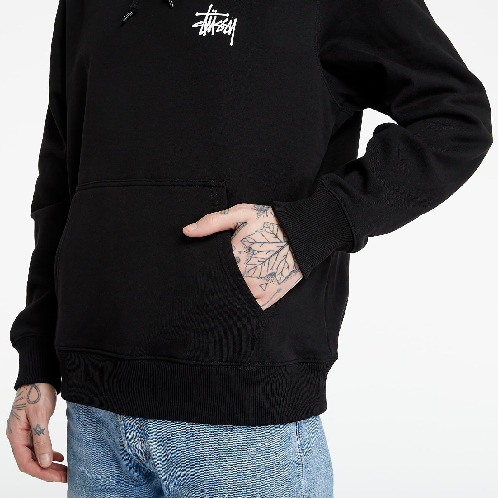Hættetrøjer og sweatshirts Stüssy Basic Hoodie Black