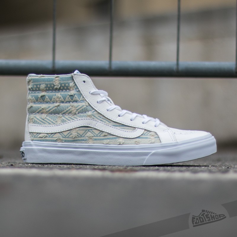 Dámské tenisky a boty Vans Sk8-Hi Slim (FRAYED NATIVE)