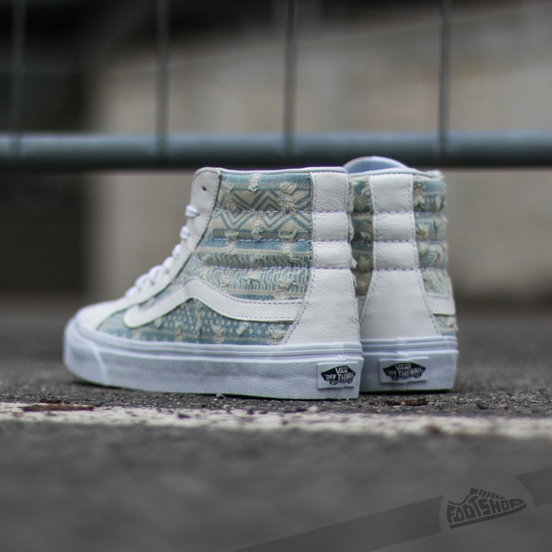 Dámské tenisky a boty Vans Sk8-Hi Slim (FRAYED NATIVE)