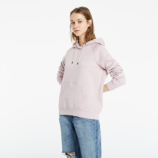 Hoodies and sweatshirts Nike Sportswear Essential Funnel-Neck Fleece  Pullover Hoodie Champagne/ White