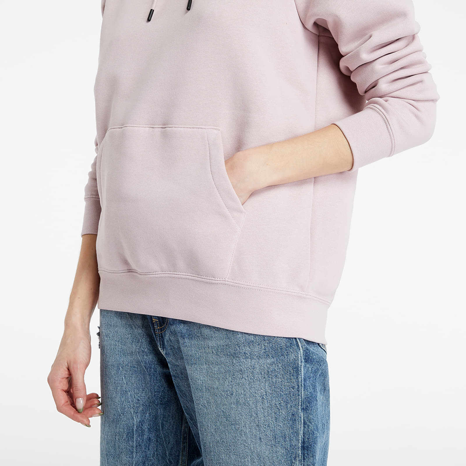Džemperiai su gobtuvais ir džemperiai Nike Sportswear Essential Pullover Fleece Hoodie Champagne/ White