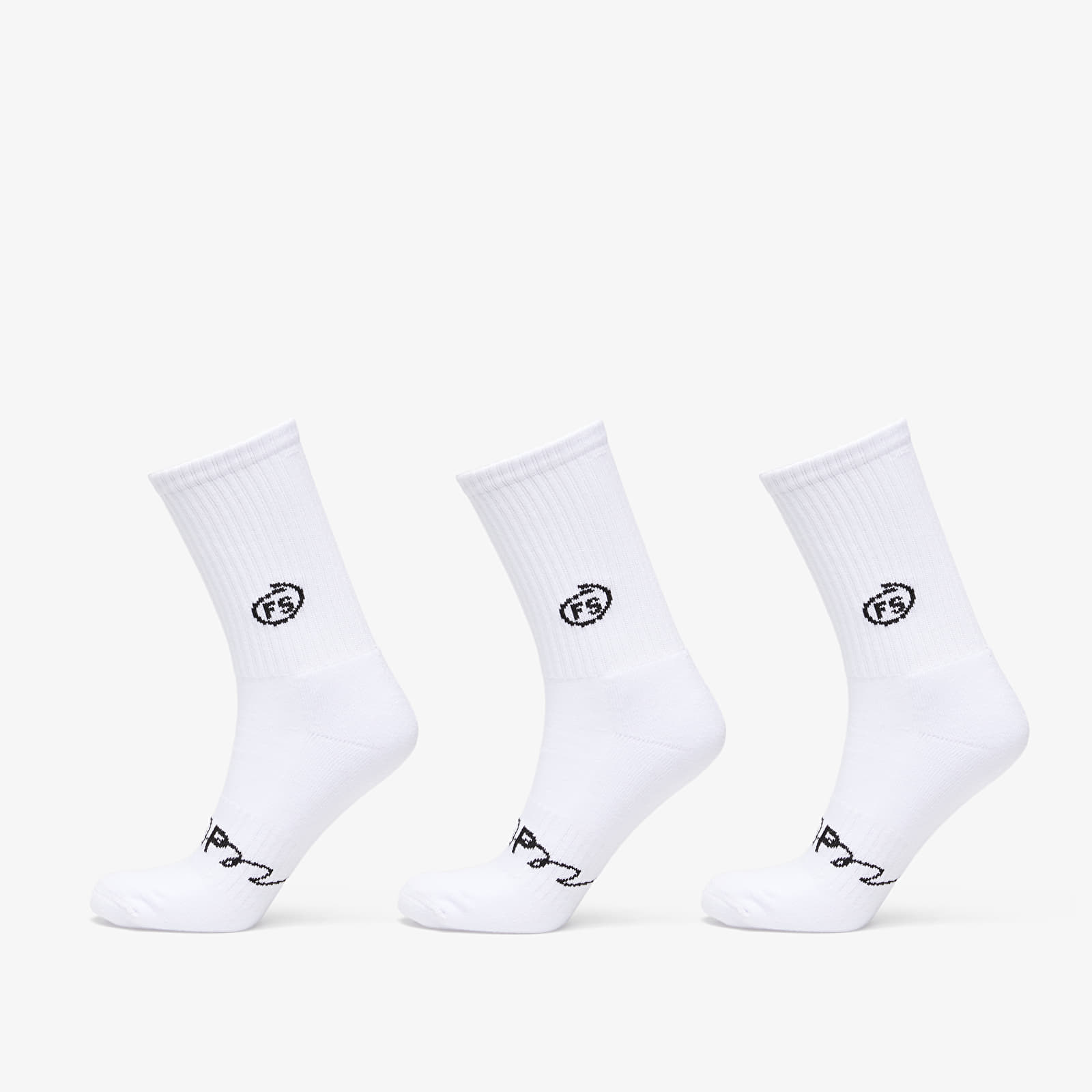 Socken Footshop Socks 3-Pack White