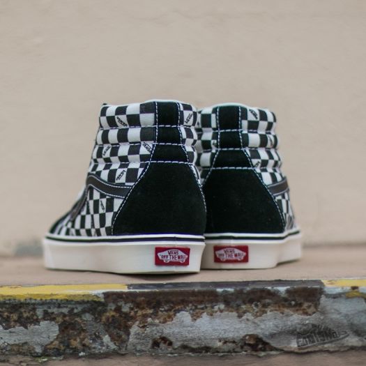 Vans sk8 hi online lite checkerboard