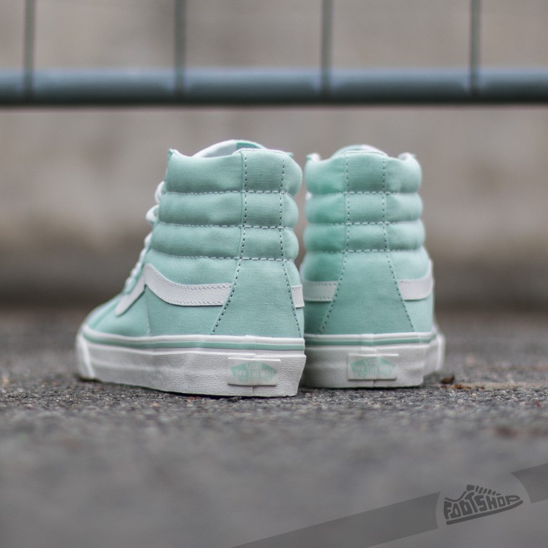 Vans sk8 hi slim gossamer green sale