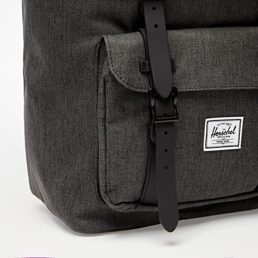 Herschel little america black crosshatch hotsell